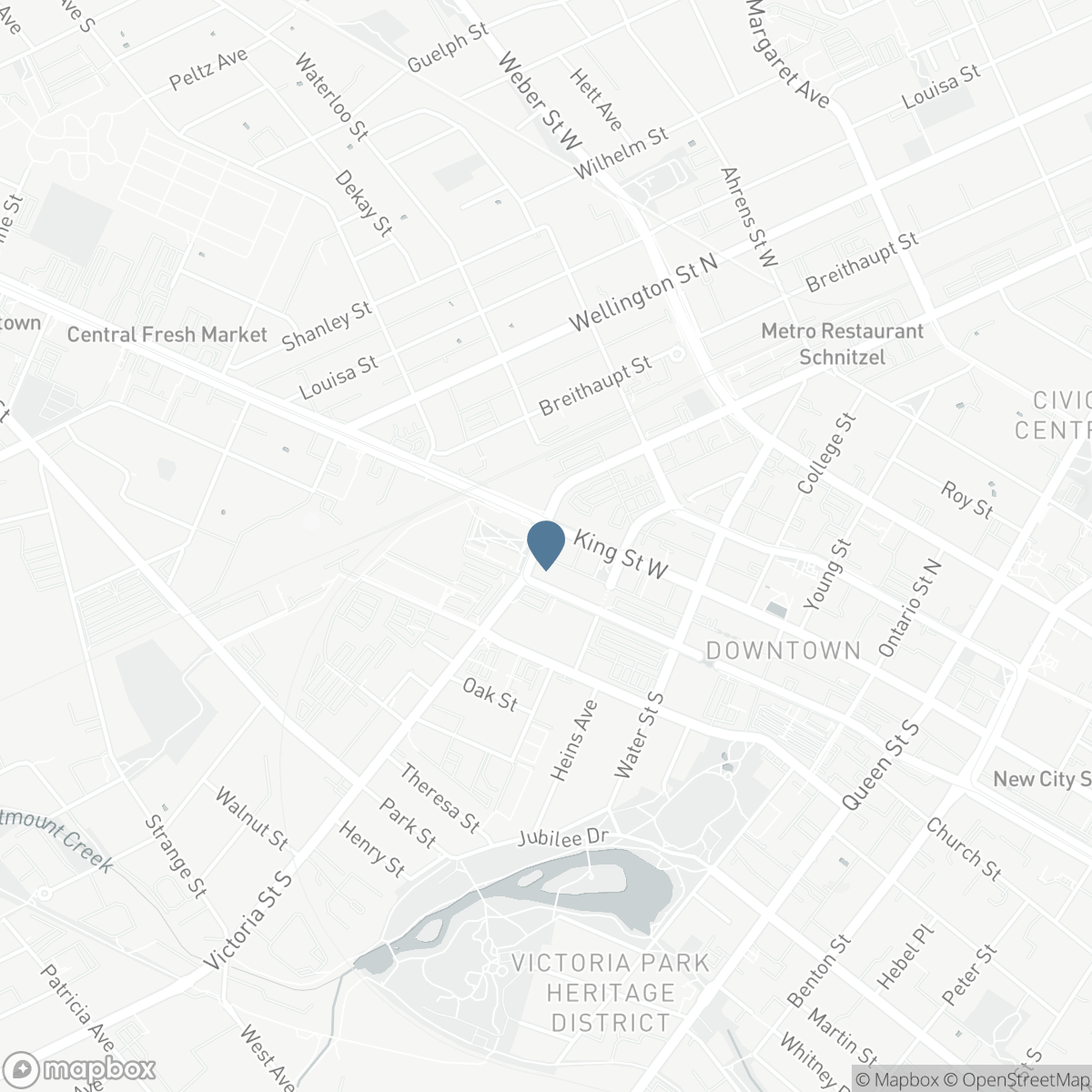 1 VICTORIA Street S Unit# 806, Kitchener, Ontario N2G 1G1